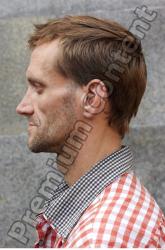 Head Man Athletic Bearded Street photo references